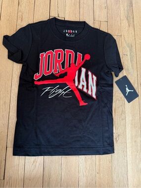 Nike Jordan Flight Red & Black Graphic Tee